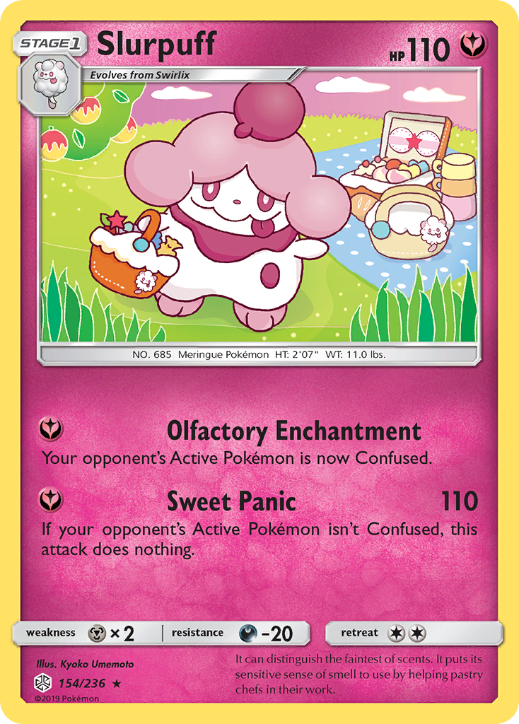 Slurpuff (154/236) [Sun & Moon: Cosmic Eclipse] | L.A. Mood Comics and Games