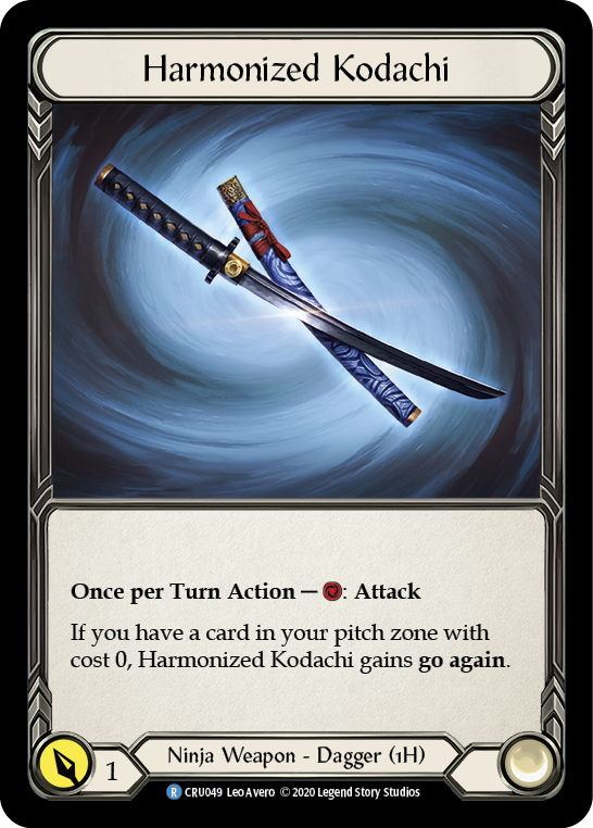 Harmonized Kodachi [CRU049] (Crucible of War)  1st Edition Normal | L.A. Mood Comics and Games