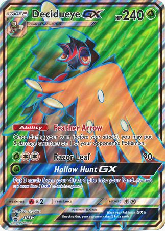 Decidueye GX (SM37) (Jumbo Card) [Sun & Moon: Black Star Promos] | L.A. Mood Comics and Games