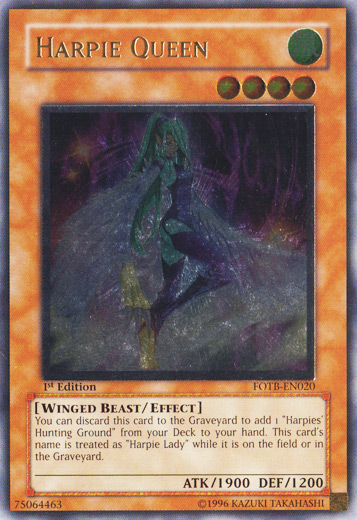 Harpie Queen [FOTB-EN020] Ultimate Rare | L.A. Mood Comics and Games