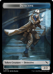 Detective // Spirit Double-Sided Token [Murders at Karlov Manor Tokens] | L.A. Mood Comics and Games