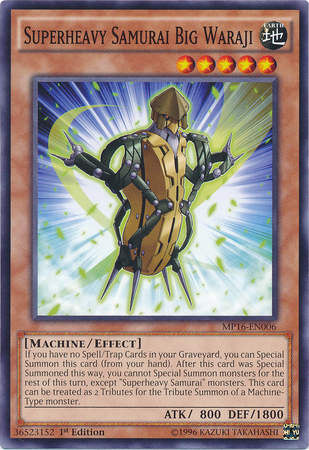Superheavy Samurai Big Waraji [MP16-EN006] Common | L.A. Mood Comics and Games