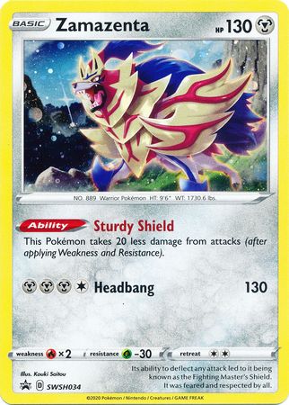 Zamazenta (SWSH034) [Sword & Shield: Black Star Promos] | L.A. Mood Comics and Games