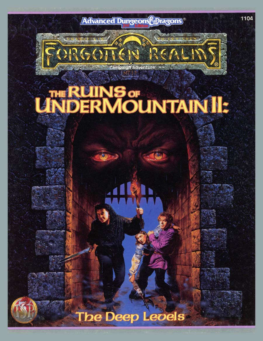 AD&D 2nd Ed.: The Ruins of Undermountain II Box Set (USED) | L.A. Mood Comics and Games
