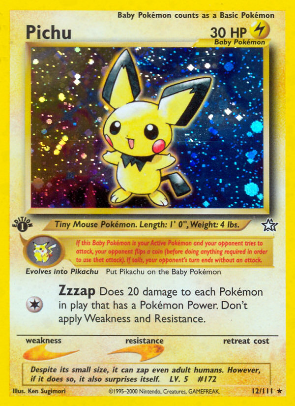 Pichu (12/111) [Neo Genesis 1st Edition] | L.A. Mood Comics and Games