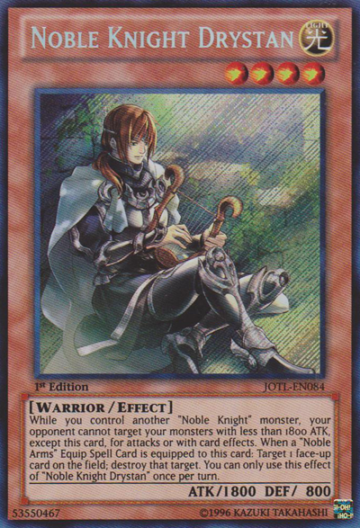 Noble Knight Drystan [JOTL-EN084] Secret Rare | L.A. Mood Comics and Games