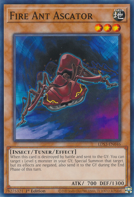 Fire Ant Ascator [LDS3-EN046] Common | L.A. Mood Comics and Games