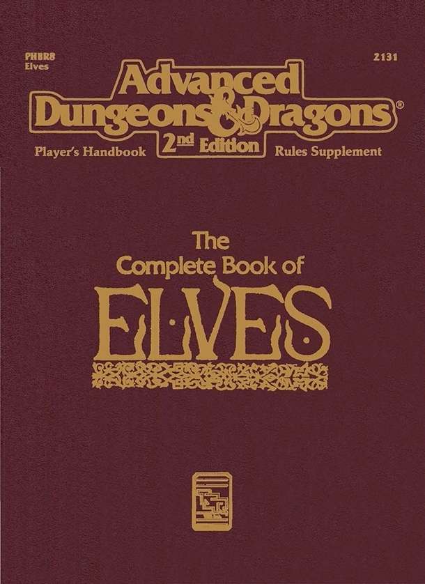 AD&D The Complete Book of Elves (USED) | L.A. Mood Comics and Games