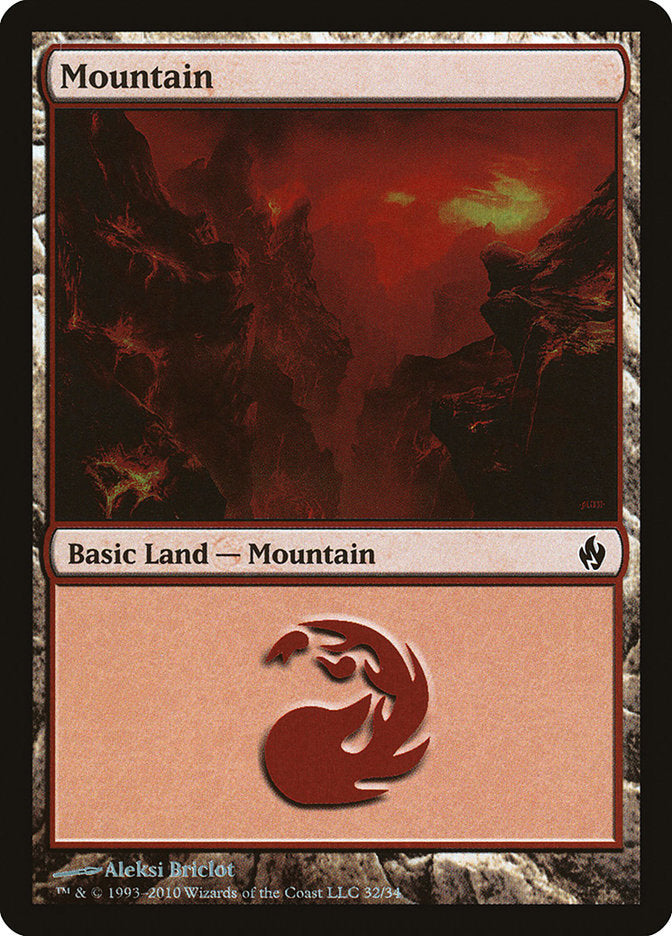 Mountain (32) [Premium Deck Series: Fire and Lightning] | L.A. Mood Comics and Games