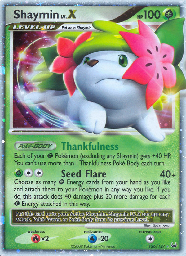 Shaymin LV.X (126/127) [Platinum: Base Set] | L.A. Mood Comics and Games