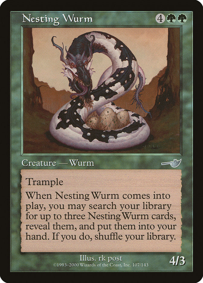 Nesting Wurm [Nemesis] | L.A. Mood Comics and Games