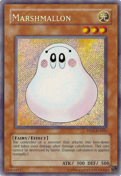 Marshmallon [PP01-EN003] Secret Rare | L.A. Mood Comics and Games