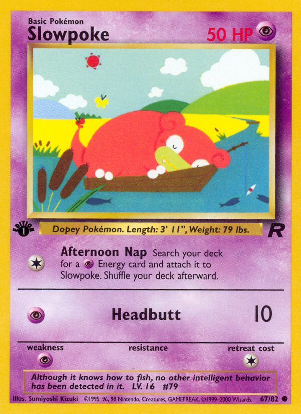 Slowpoke (67/82) [Team Rocket 1st Edition] | L.A. Mood Comics and Games