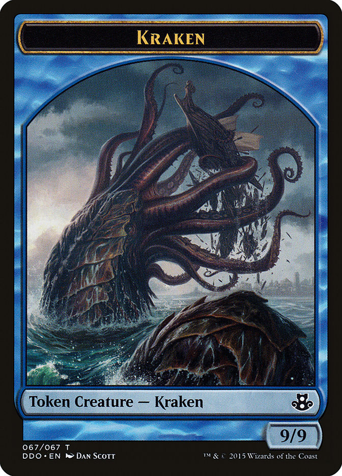 Kraken Token [Duel Decks: Elspeth vs. Kiora] | L.A. Mood Comics and Games