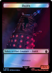 Dalek // Treasure (0062) Double-Sided Token (Surge Foil) [Doctor Who Tokens] | L.A. Mood Comics and Games