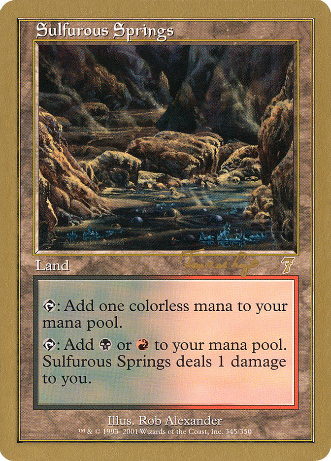 Sulfurous Springs (Tom van de Logt) [World Championship Decks 2001] | L.A. Mood Comics and Games