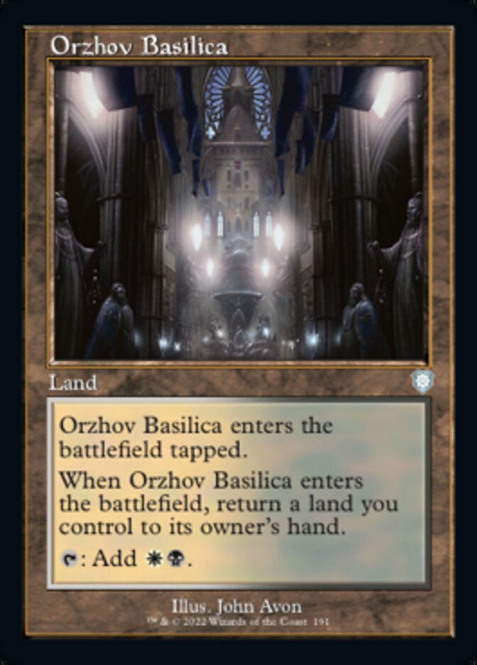 Orzhov Basilica (Retro) [The Brothers' War Commander] | L.A. Mood Comics and Games