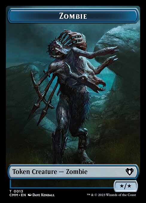 Human Soldier // Zombie (0013) Double-Sided Token [Commander Masters Tokens] | L.A. Mood Comics and Games