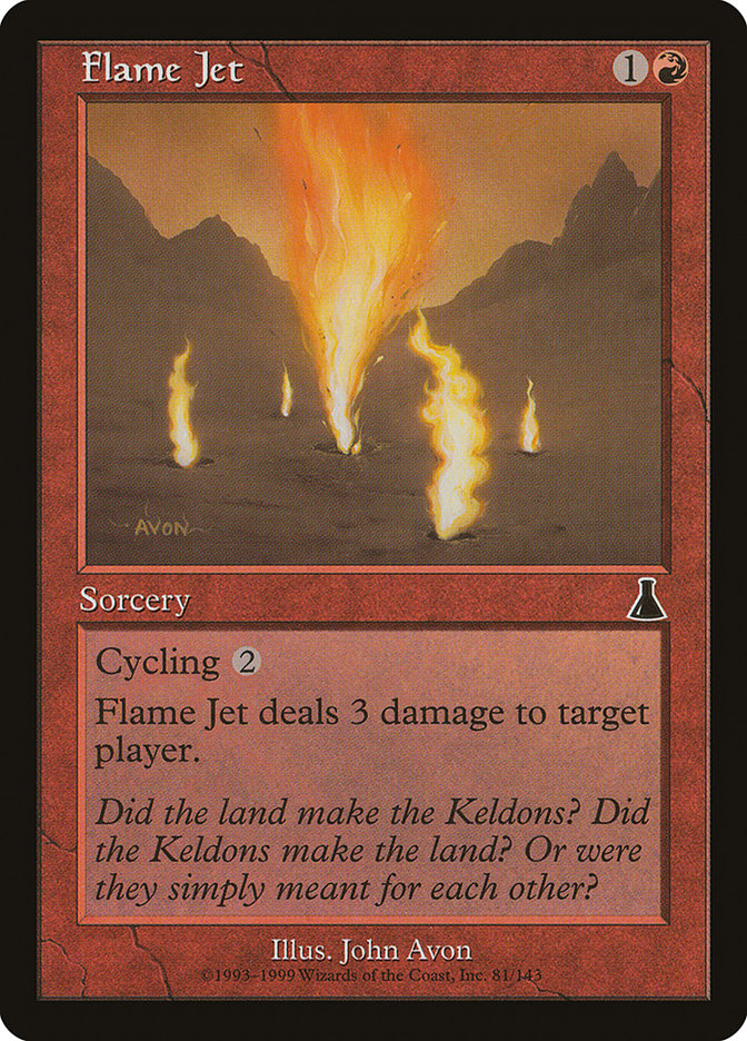 Flame Jet [Urza's Destiny] | L.A. Mood Comics and Games