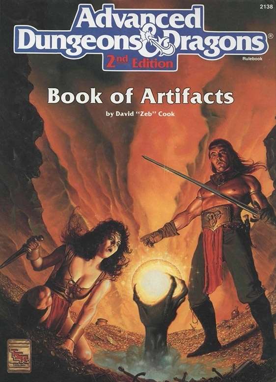 AD&D 2nd Ed.: Book of Artifacts (USED) | L.A. Mood Comics and Games