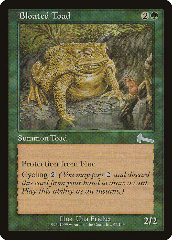 Bloated Toad [Urza's Legacy] | L.A. Mood Comics and Games