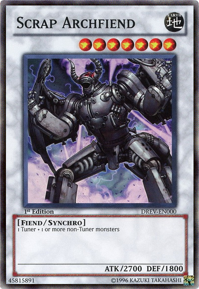 Scrap Archfiend [DREV-EN000] Super Rare | L.A. Mood Comics and Games