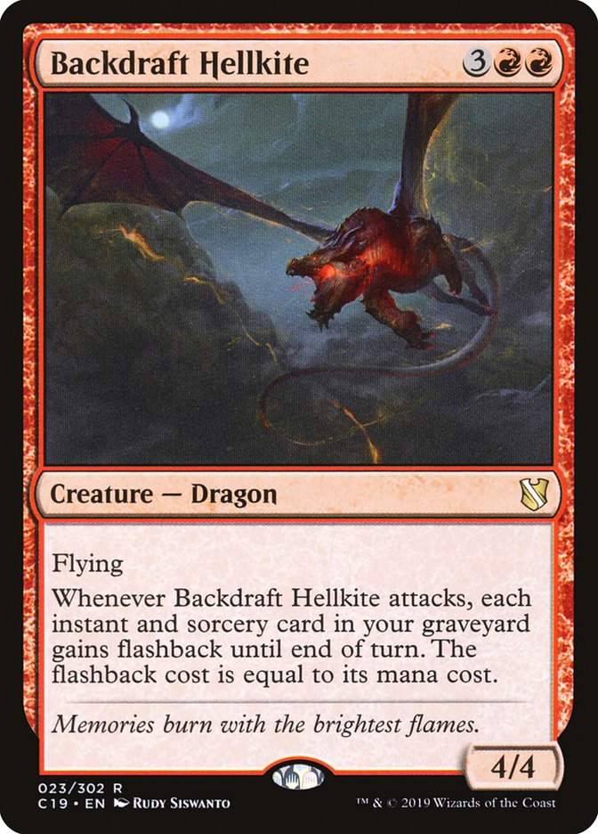 Backdraft Hellkite [Commander 2019] | L.A. Mood Comics and Games