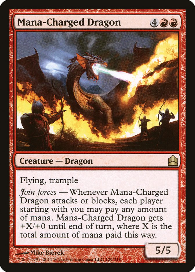 Mana-Charged Dragon [Commander 2011] | L.A. Mood Comics and Games