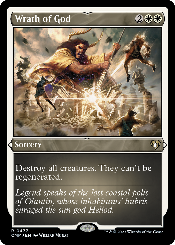 Wrath of God (Foil Etched) [Commander Masters] | L.A. Mood Comics and Games