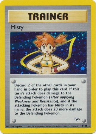 Misty (18/132) [Gym Heroes Unlimited] | L.A. Mood Comics and Games
