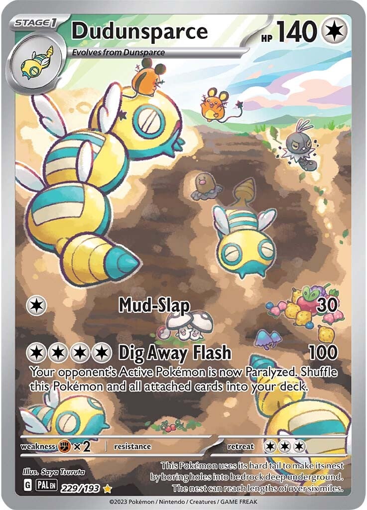 Dudunsparce (229/193) [Scarlet & Violet: Paldea Evolved] | L.A. Mood Comics and Games