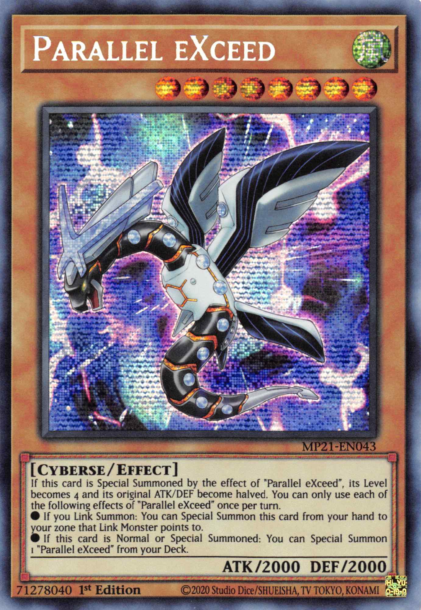 Parallel EXceed [MP21-EN043] Prismatic Secret Rare | L.A. Mood Comics and Games