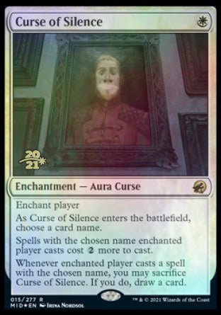 Curse of Silence [Innistrad: Midnight Hunt Prerelease Promos] | L.A. Mood Comics and Games