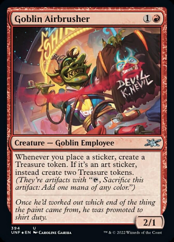 Goblin Airbrusher (Galaxy Foil) [Unfinity] | L.A. Mood Comics and Games