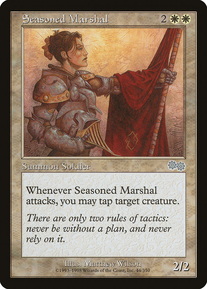 Seasoned Marshal [Urza's Saga] | L.A. Mood Comics and Games