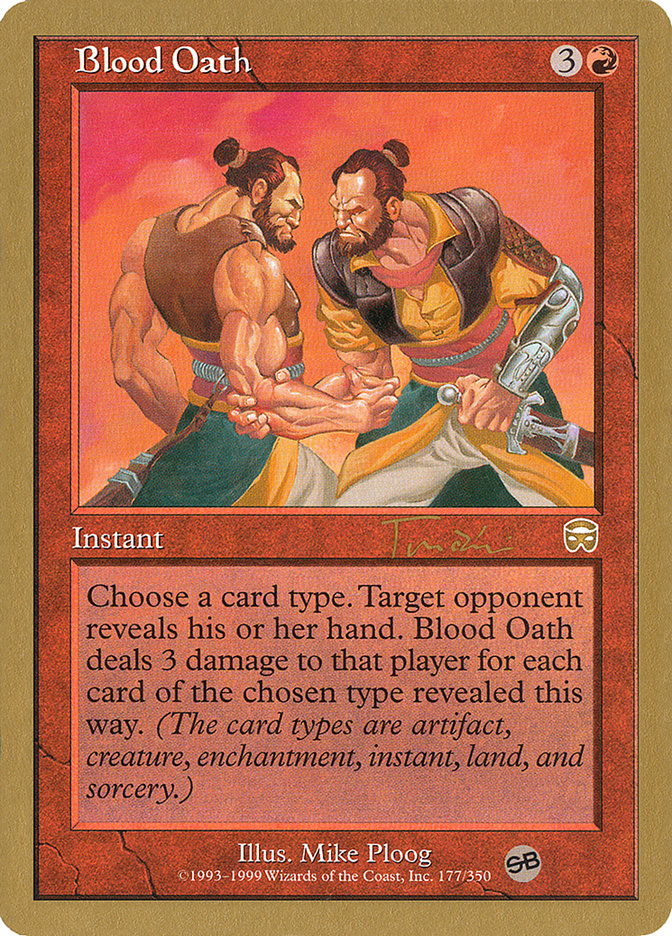 Blood Oath (Jan Tomcani) (SB) [World Championship Decks 2001] | L.A. Mood Comics and Games