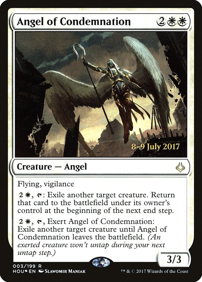 Angel of Condemnation [Hour of Devastation Prerelease Promos] | L.A. Mood Comics and Games