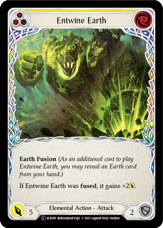Entwine Earth (Yellow) [U-ELE095] (Tales of Aria Unlimited)  Unlimited Normal | L.A. Mood Comics and Games
