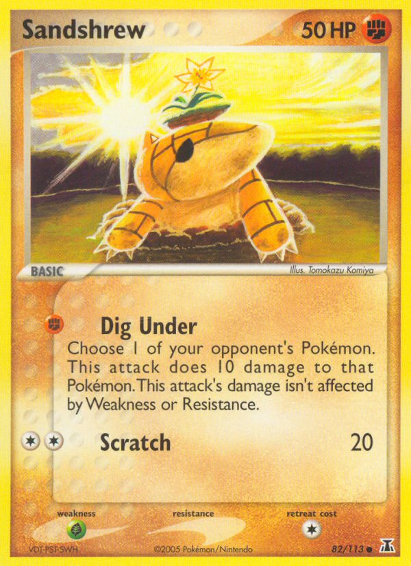 Sandshrew (82/113) [EX: Delta Species] | L.A. Mood Comics and Games