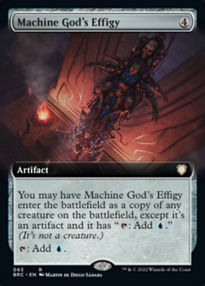 Machine God's Effigy (Extended Art) [The Brothers' War Commander] | L.A. Mood Comics and Games