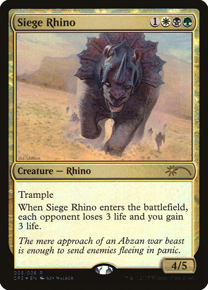 Siege Rhino [Magic Origins Clash Pack] | L.A. Mood Comics and Games
