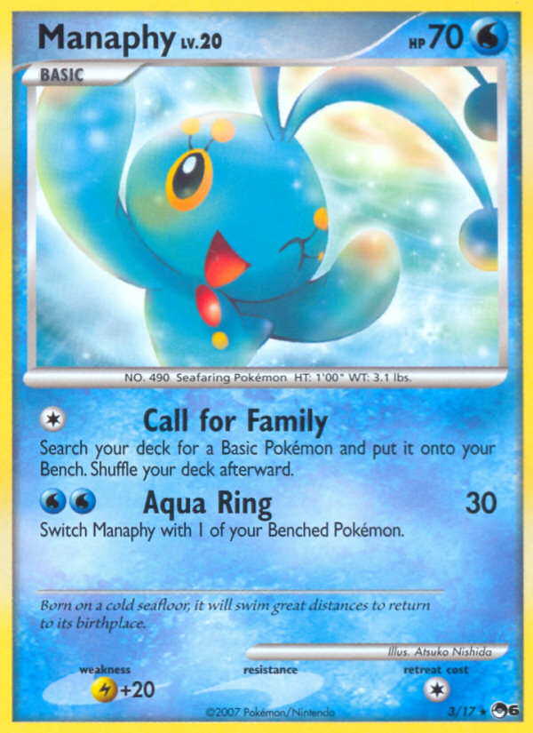 Manaphy (3/17) [POP Series 6] | L.A. Mood Comics and Games