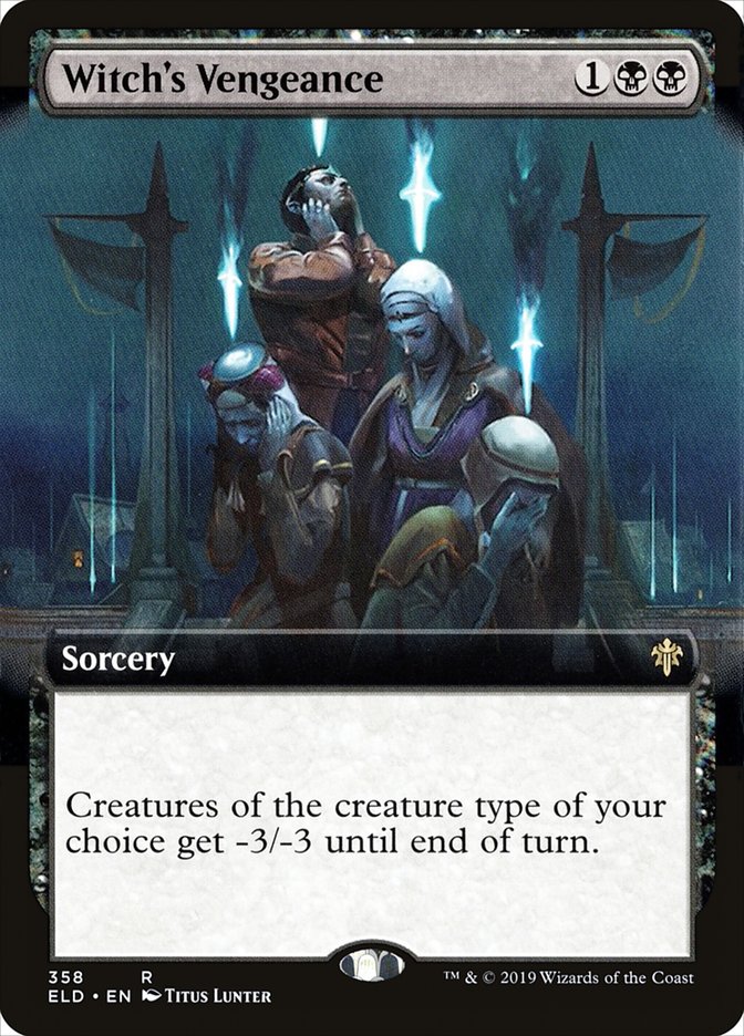 Witch's Vengeance (Extended Art) [Throne of Eldraine] | L.A. Mood Comics and Games