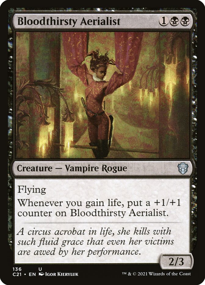 Bloodthirsty Aerialist [Commander 2021] | L.A. Mood Comics and Games