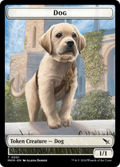 Detective // Dog Double-Sided Token [Murders at Karlov Manor Tokens] | L.A. Mood Comics and Games