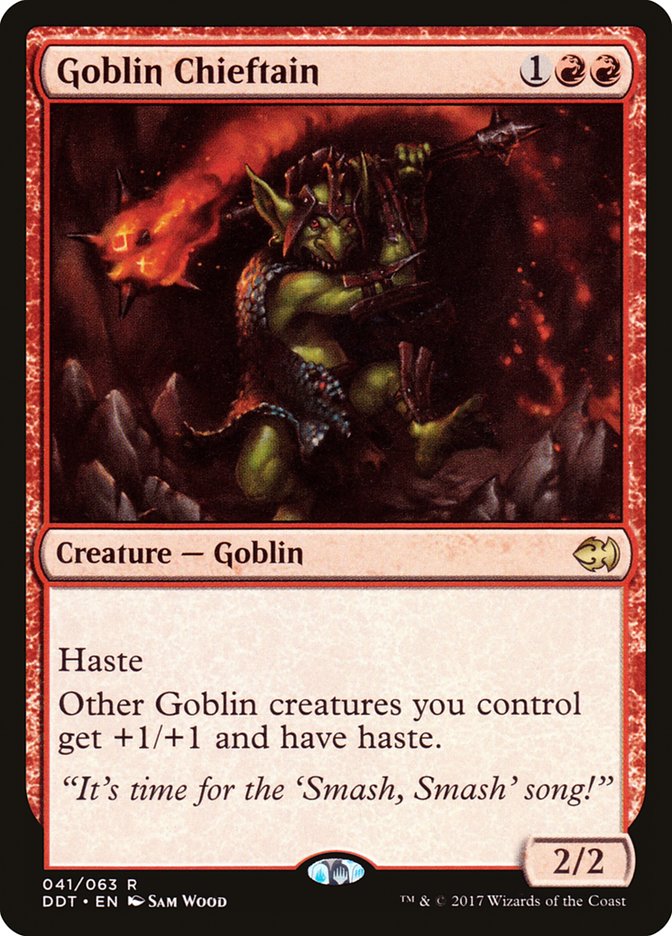 Goblin Chieftain [Duel Decks: Merfolk vs. Goblins] | L.A. Mood Comics and Games