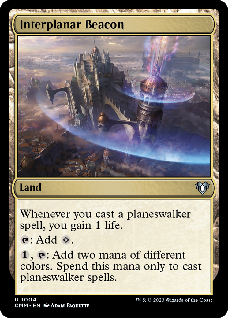 Interplanar Beacon [Commander Masters] | L.A. Mood Comics and Games