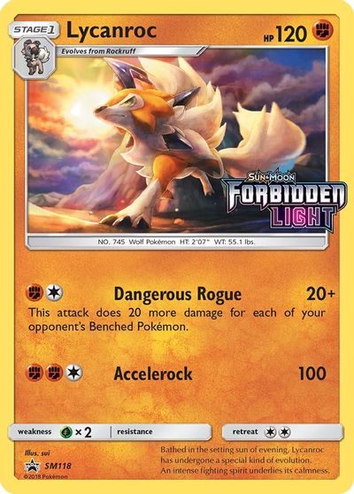 Lycanroc (SM118) (Prerelease Promo) [Sun & Moon: Black Star Promos] | L.A. Mood Comics and Games