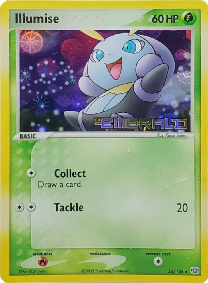 Illumise (32/106) (Stamped) [EX: Emerald] | L.A. Mood Comics and Games