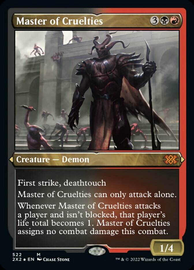 Master of Cruelties (Foil Etched) [Double Masters 2022] | L.A. Mood Comics and Games